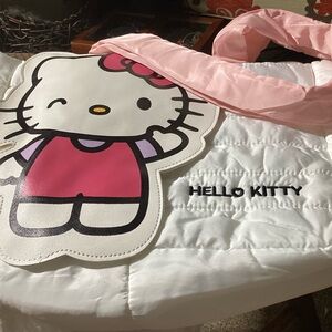 Hello Kitty Pink, White & Purple Kids Tote Shoulder Bag